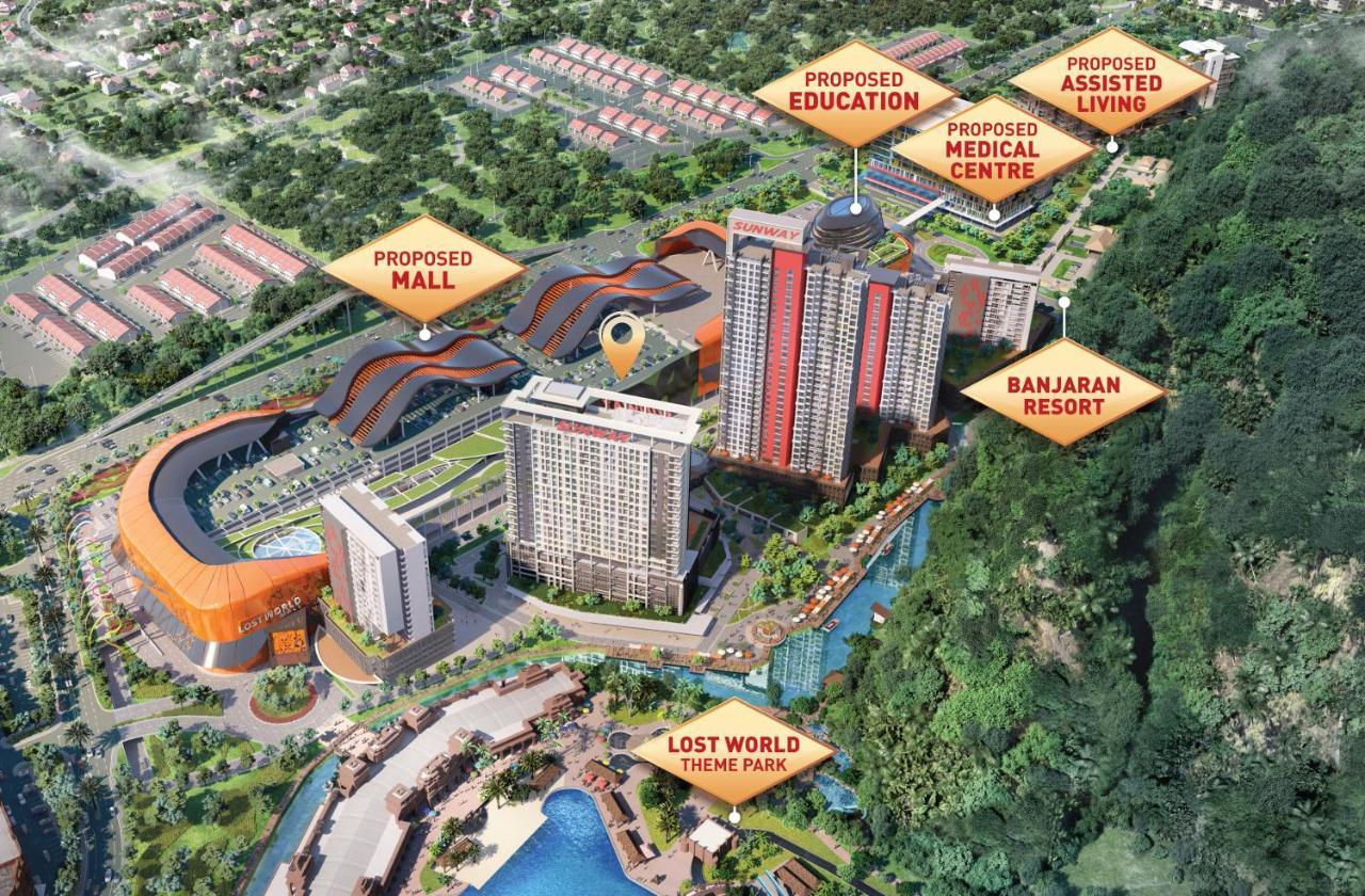 Ipoh Tambun Lost World Sunway Onsen Suites Luna 2R2B 8Paxs 外观 照片